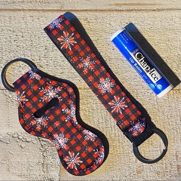 5 for $25 Stocking Stuffers Wrist Strap Lip Balm Holder Keychain Lipstick Holder - Picture 1 of 5